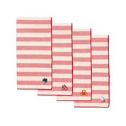 Servilletas bordadas de verano Barra