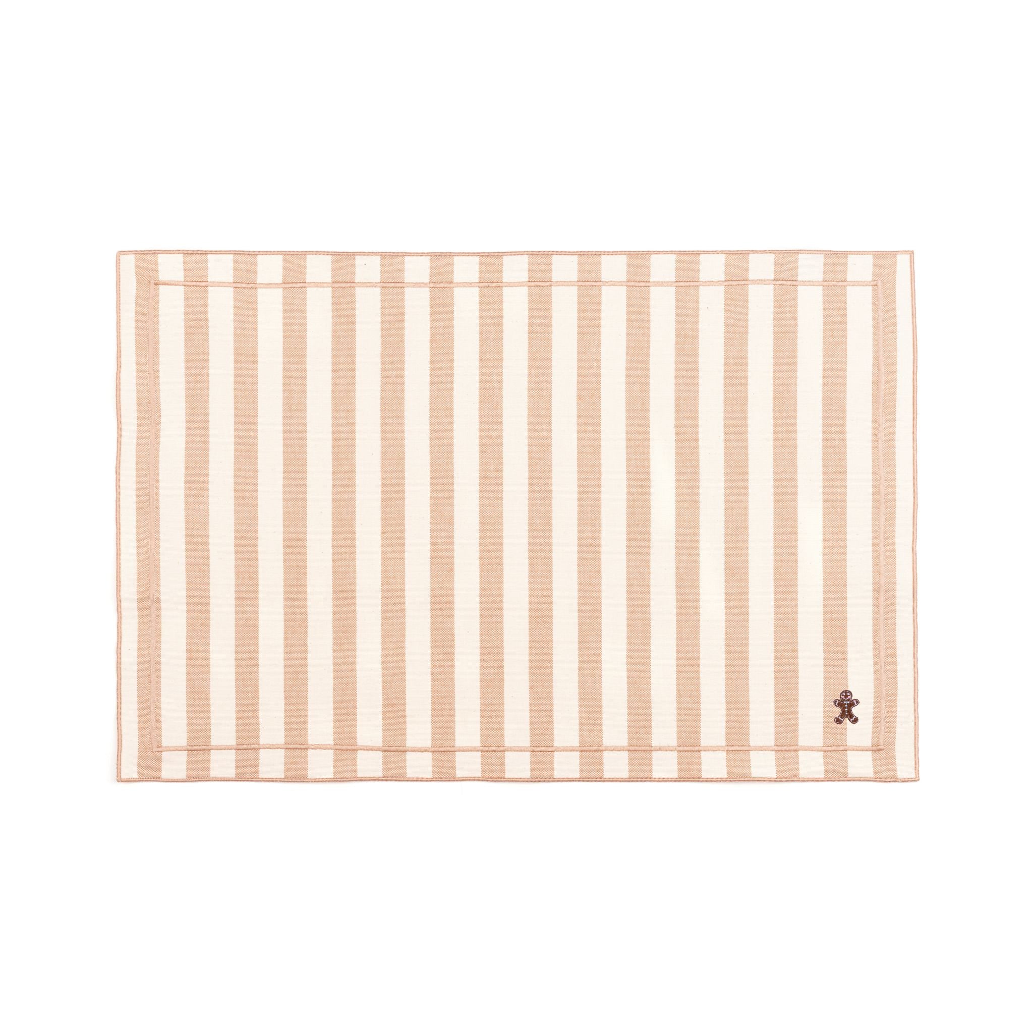 Linge de table Barra, en coton, avec des petits motifs de Noël brodés