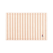 Linge de table Barra, en coton, avec des sportifs rétro brodés