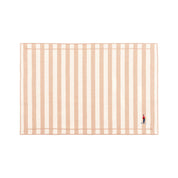 Linge de table Barra, en coton, avec des sportifs rétro brodés