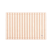 Linge de table Barra, en coton, avec des sportifs rétro brodés