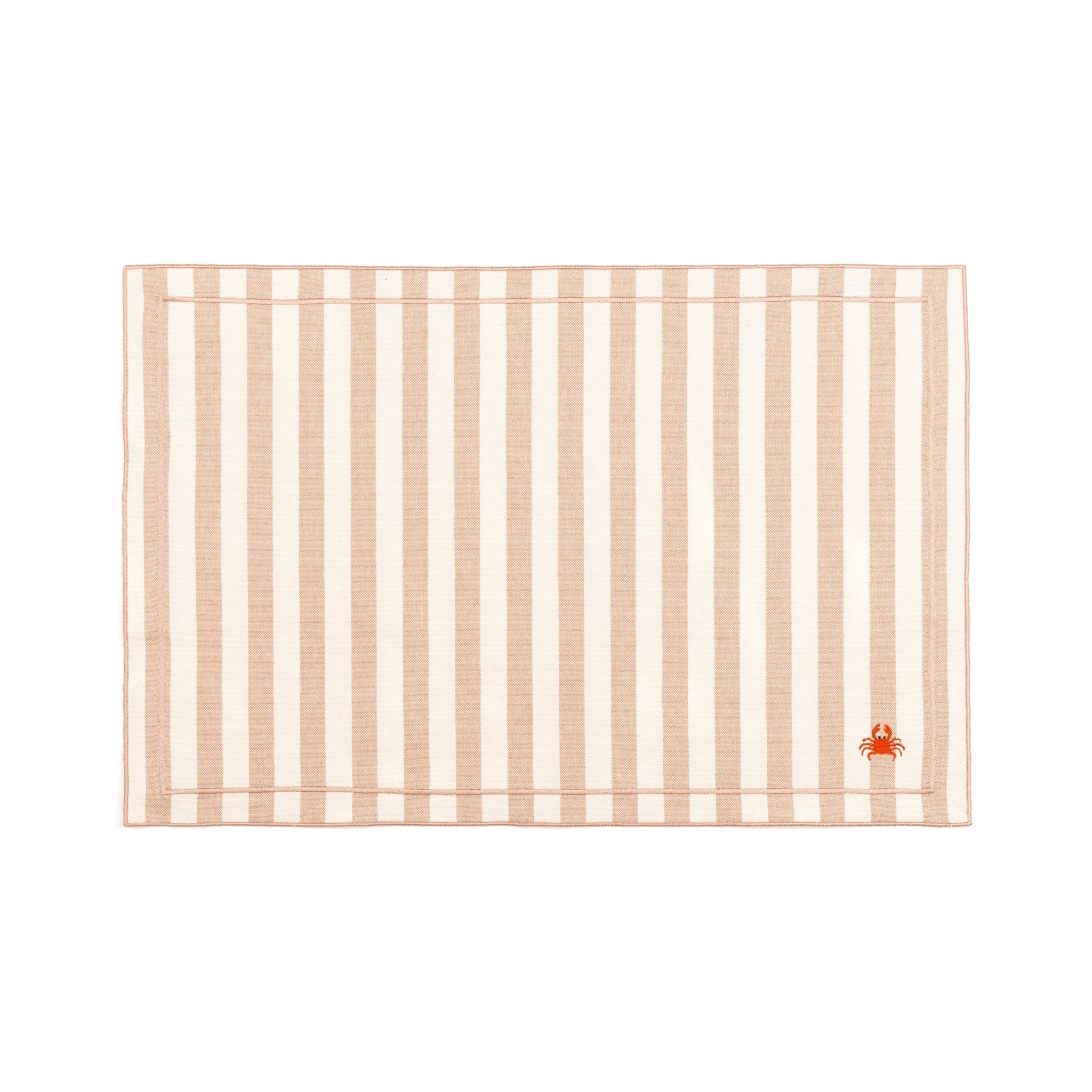 Roupa de mesa Barra, em algodão, com motivos de verão bordados