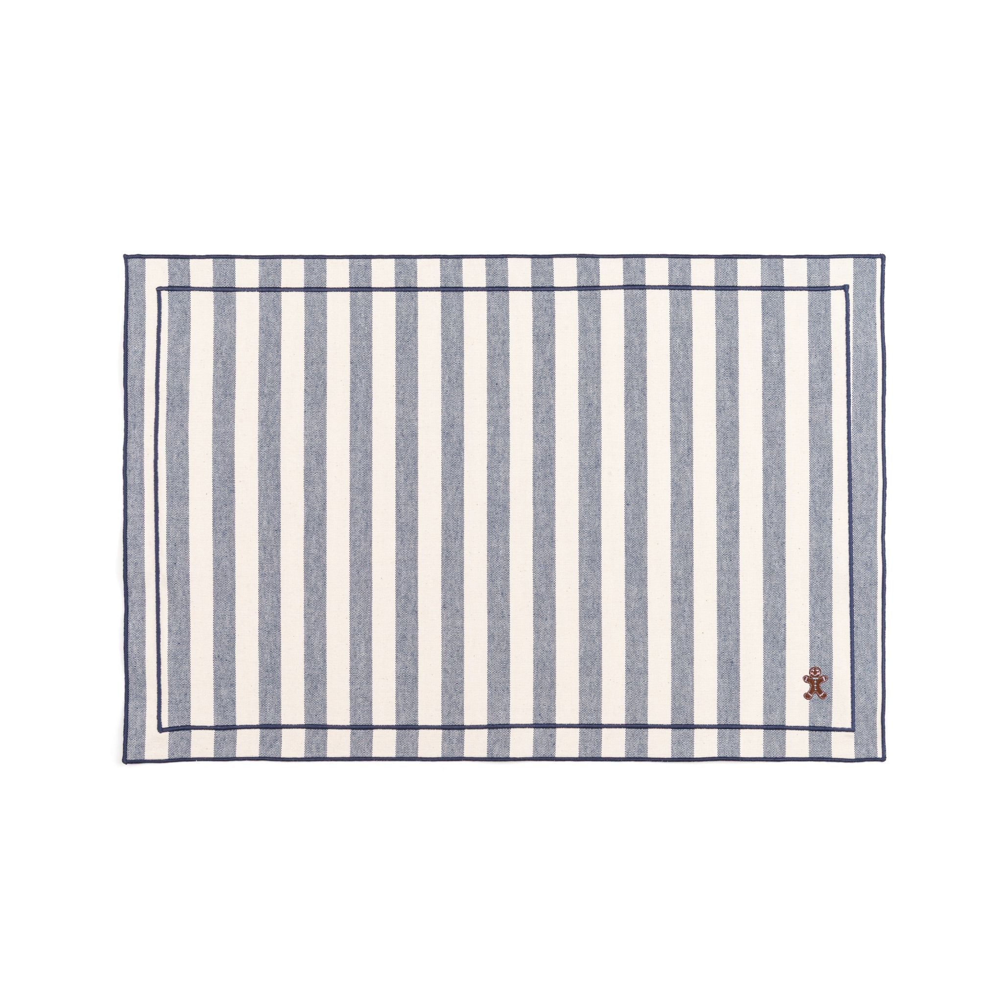 Linge de table Barra, en coton, avec des petits motifs de Noël brodés