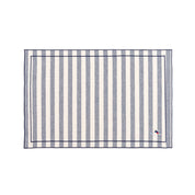 Linge de table Barra, en coton, avec des sportifs rétro brodés