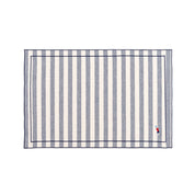 Linge de table Barra, en coton, avec des sportifs rétro brodés