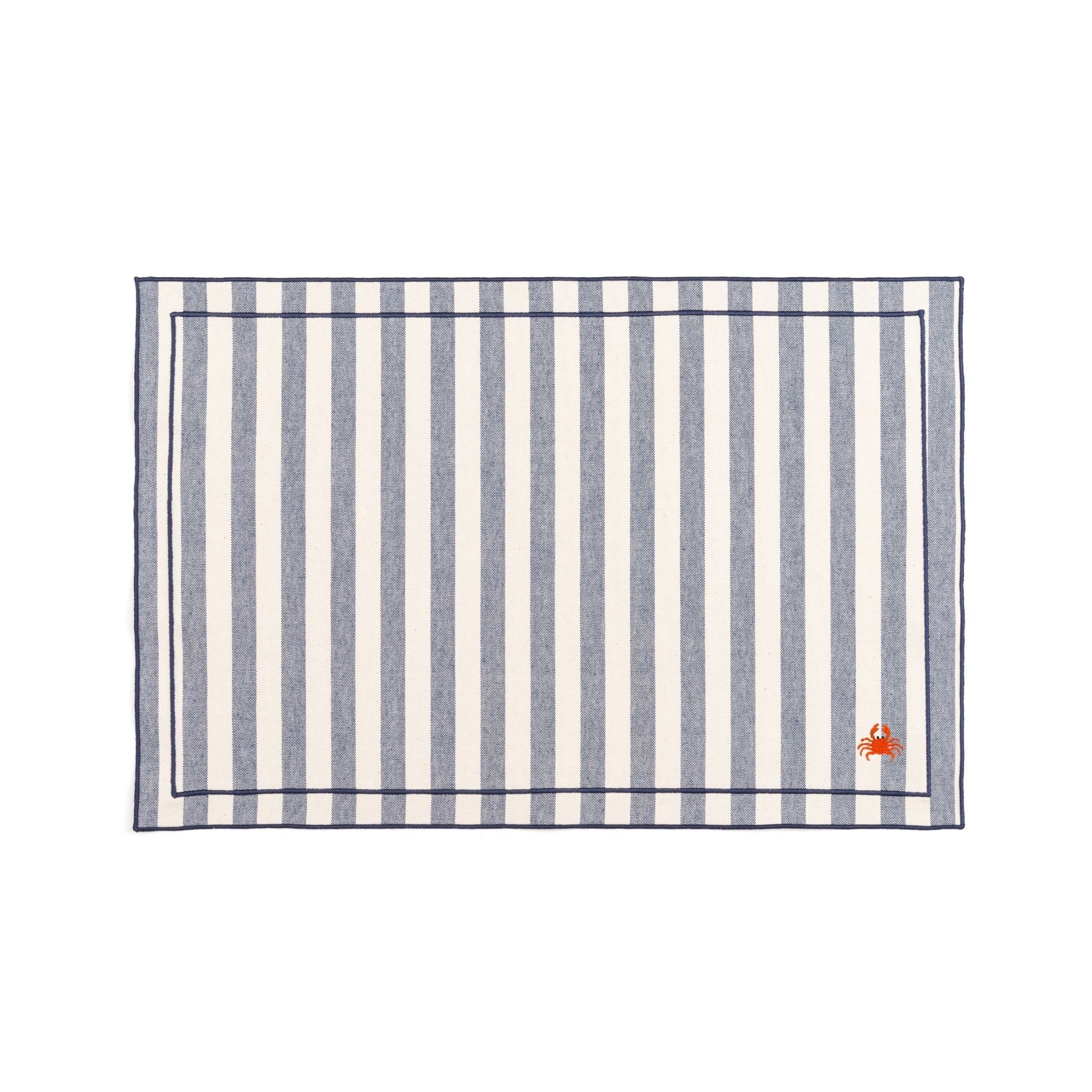 Roupa de mesa Barra, em algodão, com motivos de verão bordados