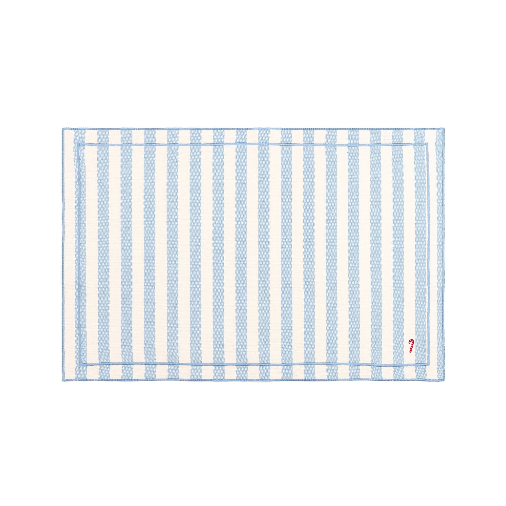 Linge de table Barra, en coton, avec des petits motifs de Noël brodés