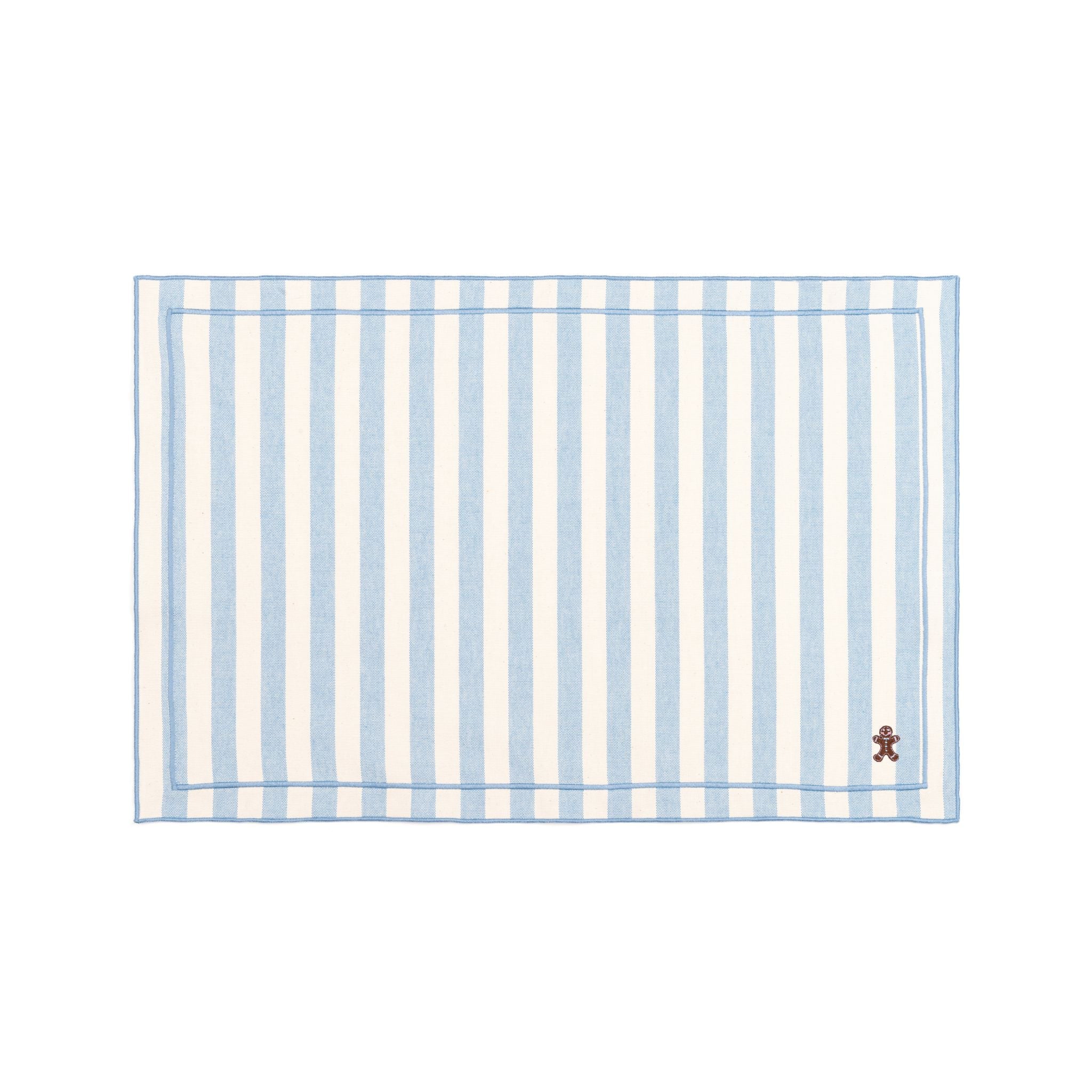 Linge de table Barra, en coton, avec des petits motifs de Noël brodés