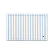 Linge de table Barra, en coton, avec des sportifs rétro brodés