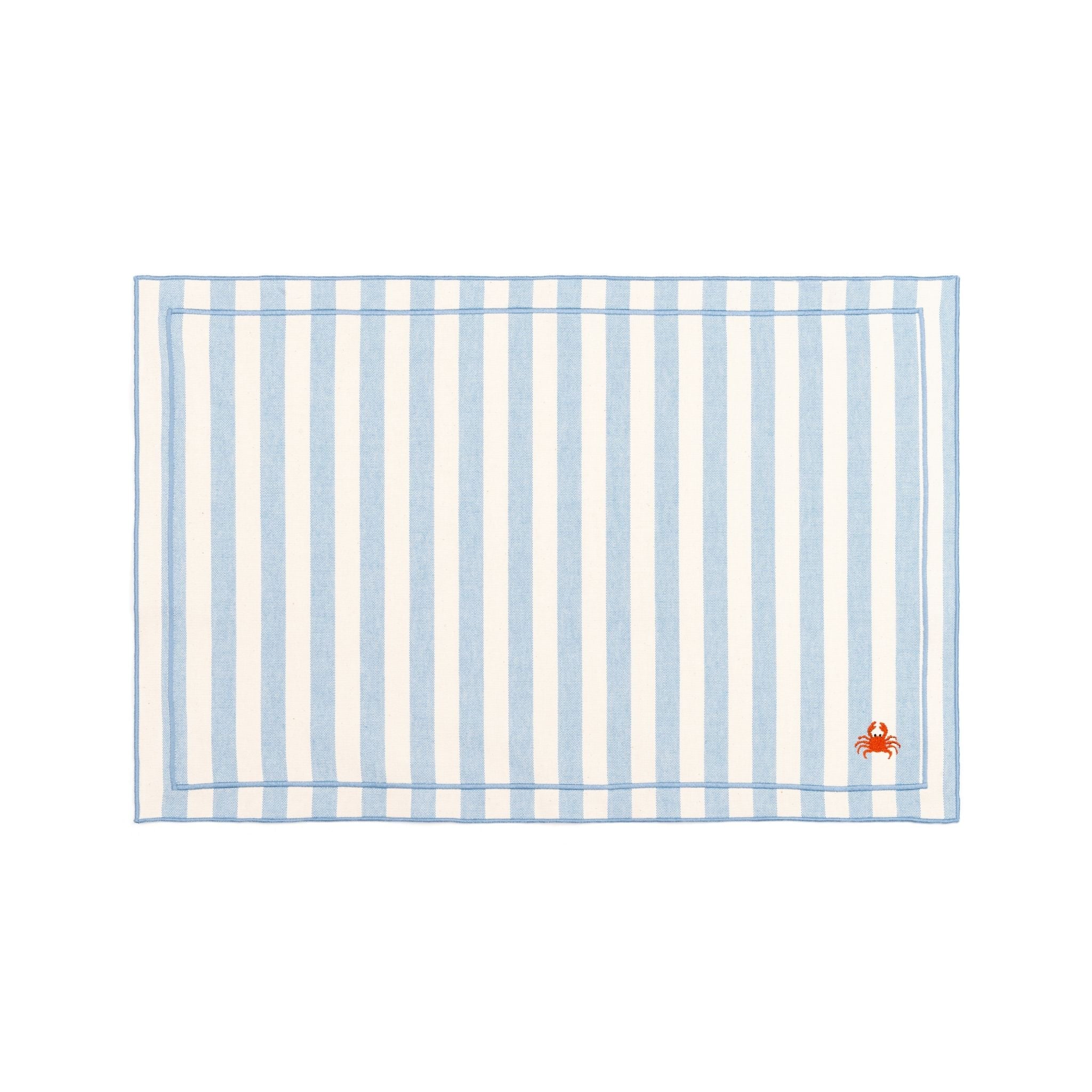 Roupa de mesa Barra, em algodão, com motivos de verão bordados