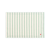 Roupa de mesa Barra, em algodão, com corações bordados