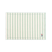 Linge de table Barra, en coton, avec des sportifs rétro brodés