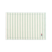 Linge de table Barra, en coton, avec des sportifs rétro brodés