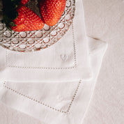 Mafra table linen with heart embroidery