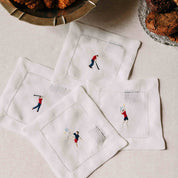 Mafra napkin with retro sportsmen