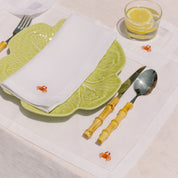 Mafra linen Napkins with summer embroidery
