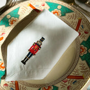Ropa de mesa Mafra con bordado navideño