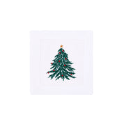 Mafra linen with christmas tree and wreath embroidery - Torres Novas