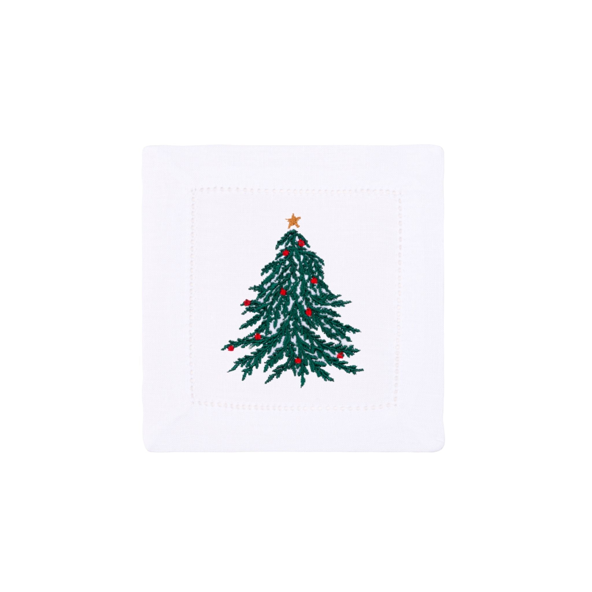Mafra linen with christmas tree and wreath embroidery - Torres Novas