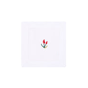 Mafra cotton napkins with flower embroidery