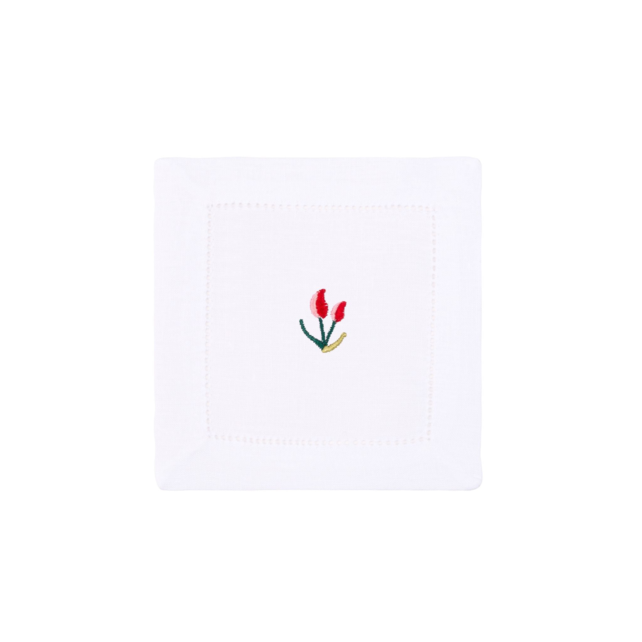 Mafra cotton napkins with flower embroidery