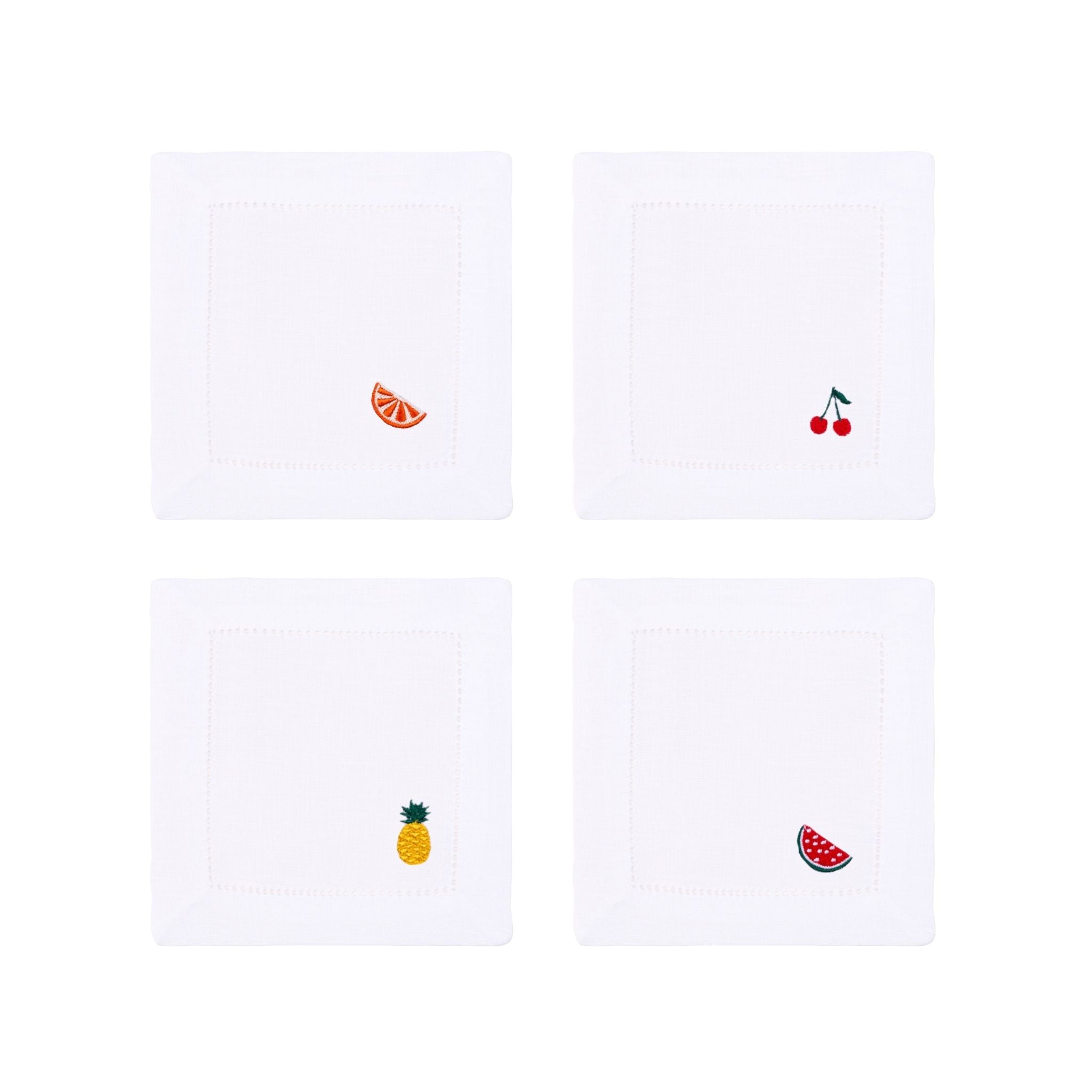 Mafra cotton napkins with fruit embroidery - Torres Novas