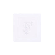 Mafra linen cocktail napkins with letter embroidery (Pack of 4) - Torres Novas