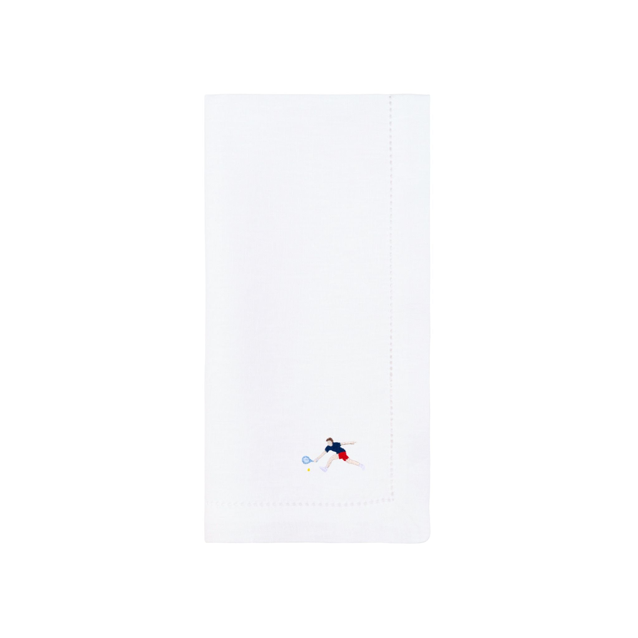 Serviette de table Mafra coton avec sportifs rétro