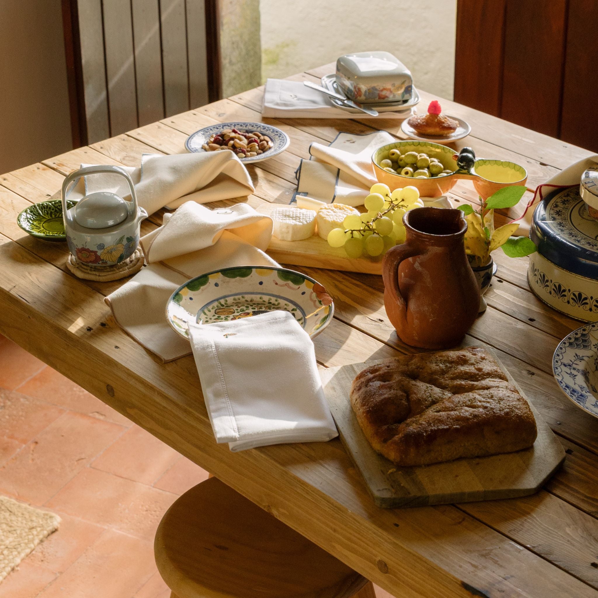 Mafra cotton napkins with farm embroidery - Torres Novas