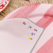 Servilletas Nazaré con bordado de flores