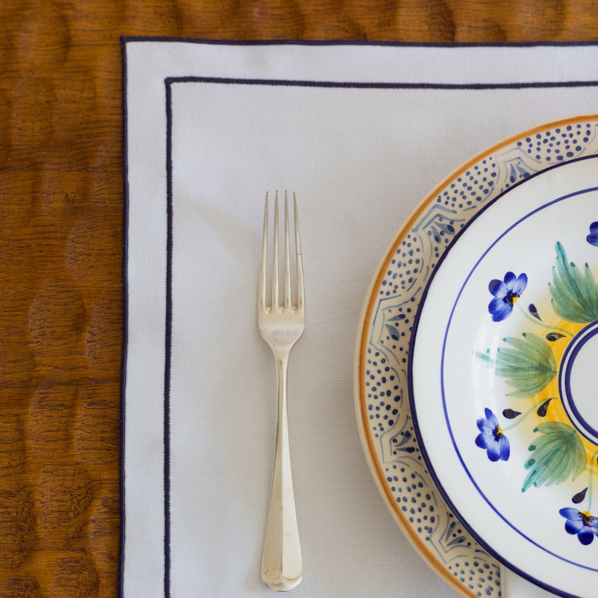 Manteles individuales Nazaré en blanco