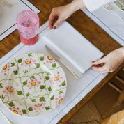 Manteles individuales Nazaré en blanco