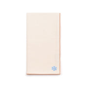 Guardanapos Nazaré cru com bordados de Natal pequenos