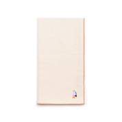 Serviettes de table Nazaré écrues avec broderie d'été