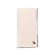 Guardanapos Nazaré em branco com bordado de verão