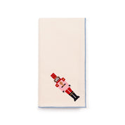 Serviettes Nazaré écrues brodées de casse-noisettes