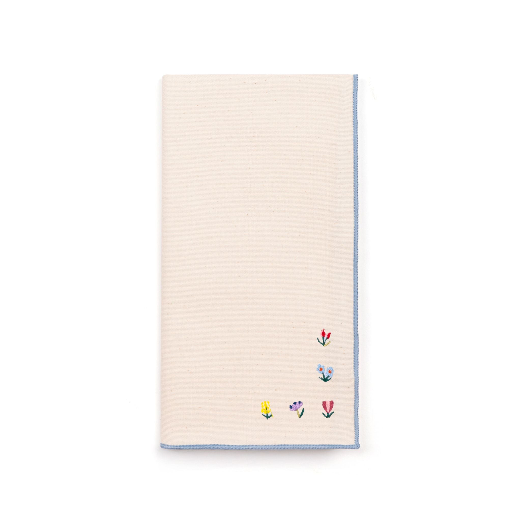 Serviettes de table Nazaré avec broderie de fleurs