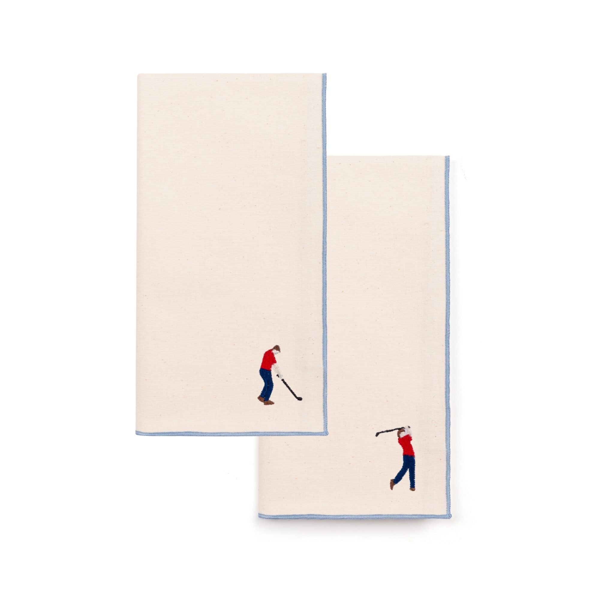 Guardanapos Nazaré cru com bordados retro