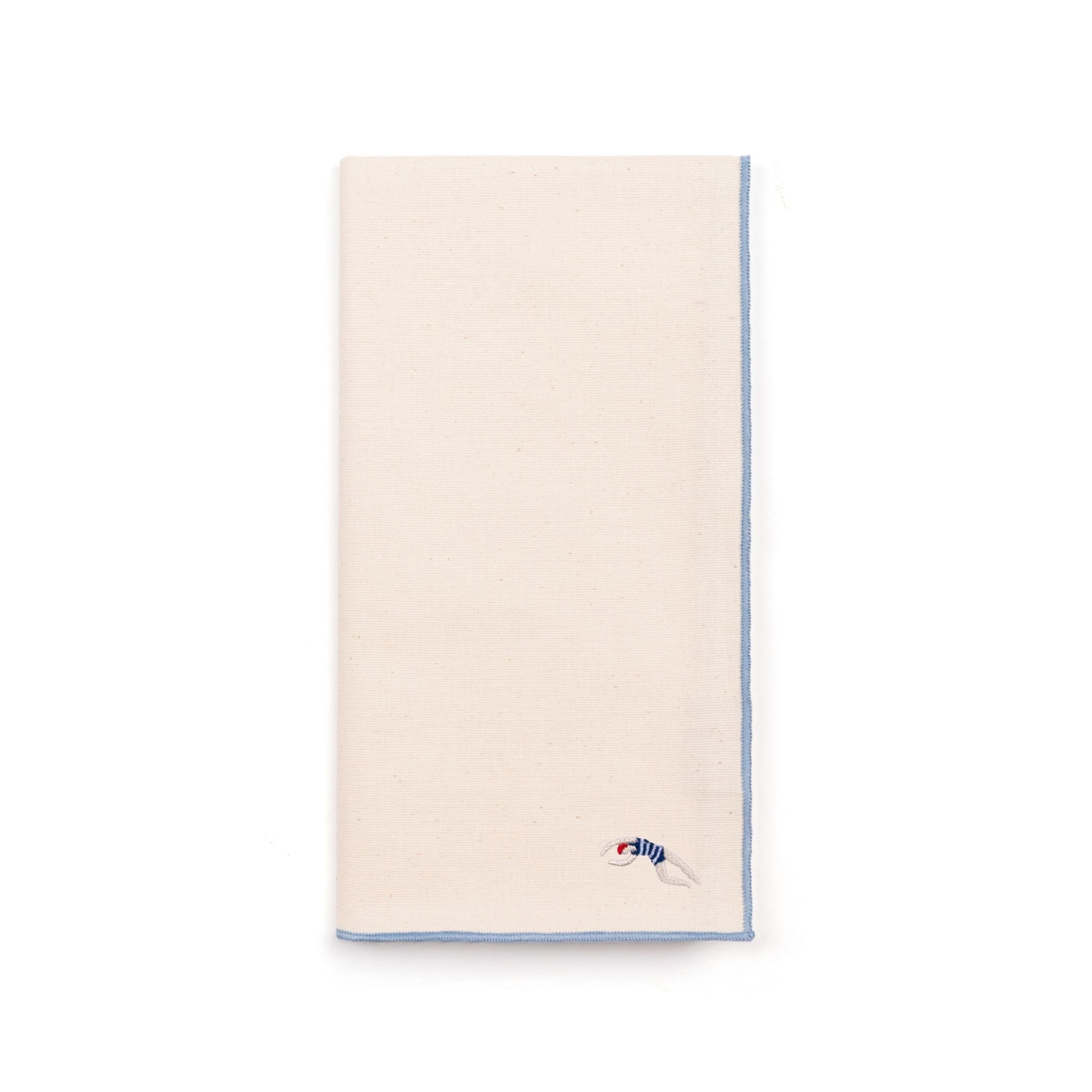 Serviettes Nazaré écru avec broderie rétro