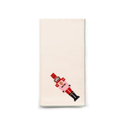 Serviettes Nazaré écrues brodées de casse-noisettes