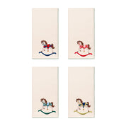 Ecru Nazaré napkins with horse embroidery - Torres Novas