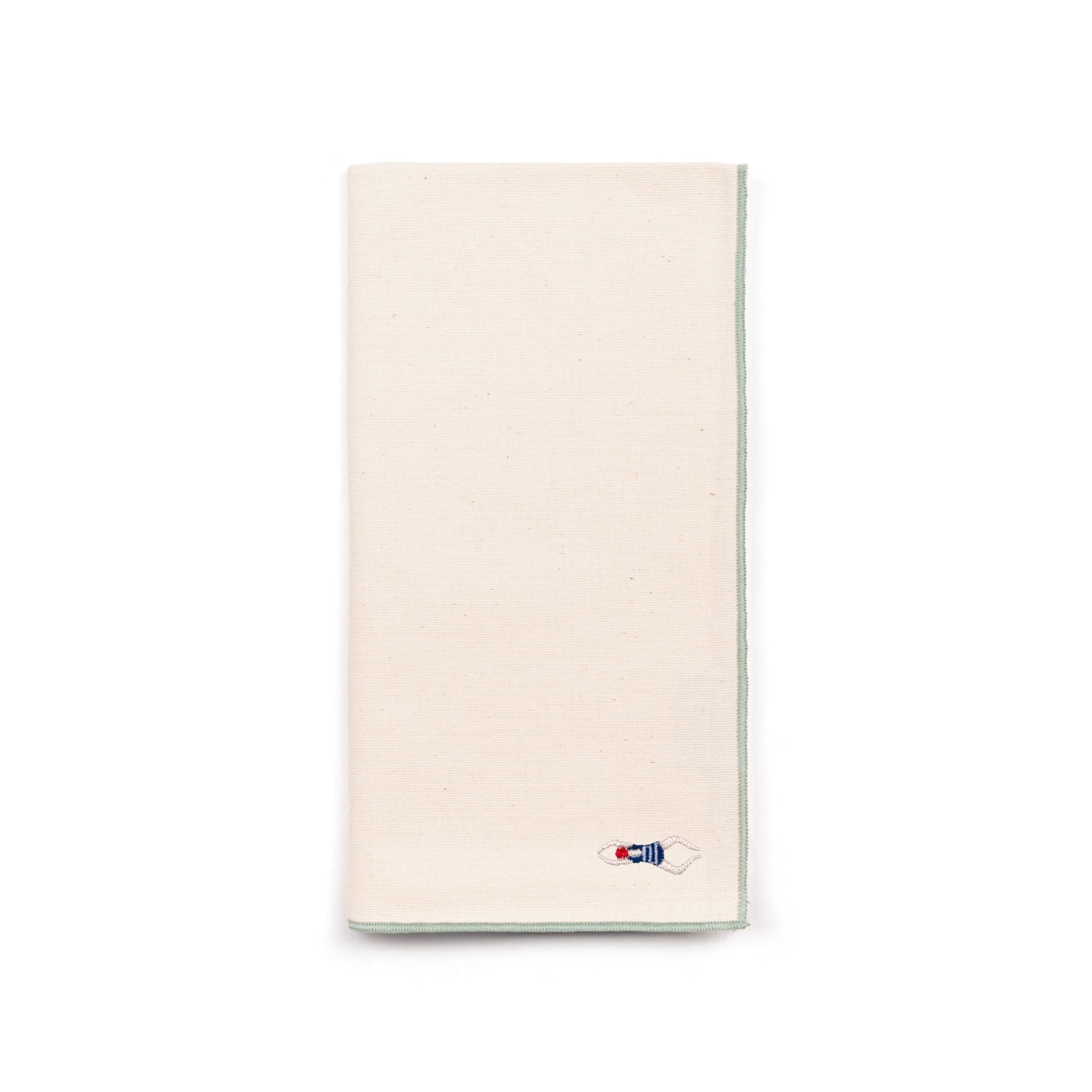 Guardanapos Nazaré cru com bordados retro