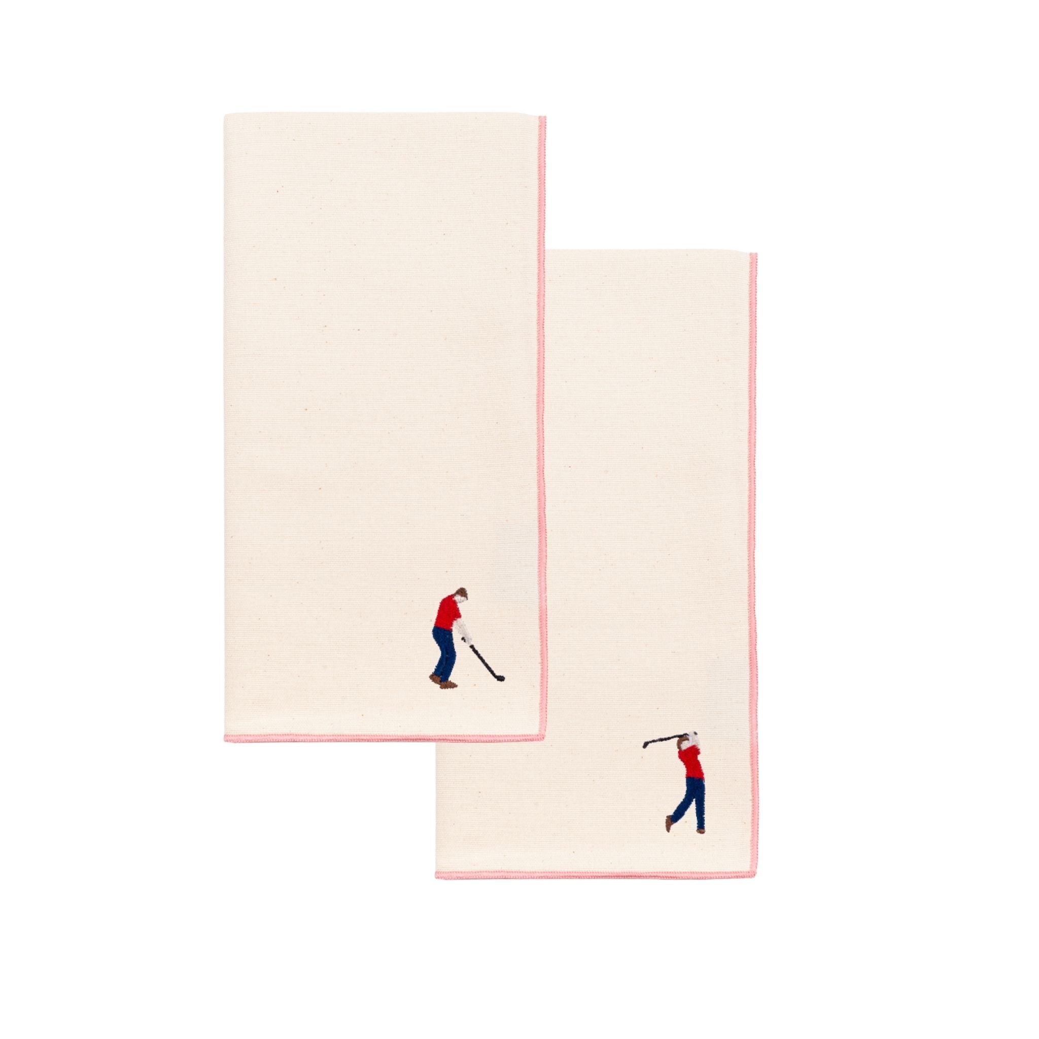 Guardanapos Nazaré cru com bordados retro