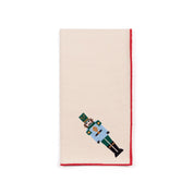 Serviettes Nazaré écrues brodées de casse-noisettes