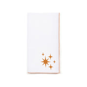 White Nazaré napkins with stars embroidery