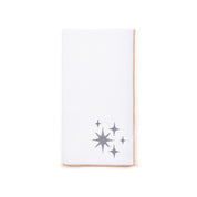 White Nazaré napkins with stars embroidery