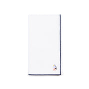 Serviettes de table Nazaré en blanc avec broderie d'été