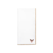 White Nazaré napkins with small christmas embroidery