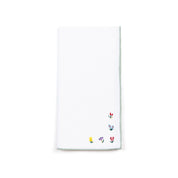 Serviettes de table Nazaré avec broderie de fleurs