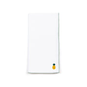 Guardanapos Nazaré em branco com bordado de frutas